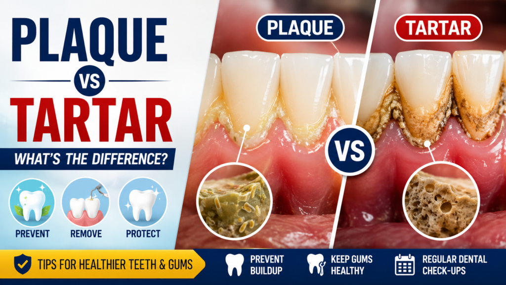 Plaque vs Tartar: What’s the Difference? How to Remove & Prevent Both