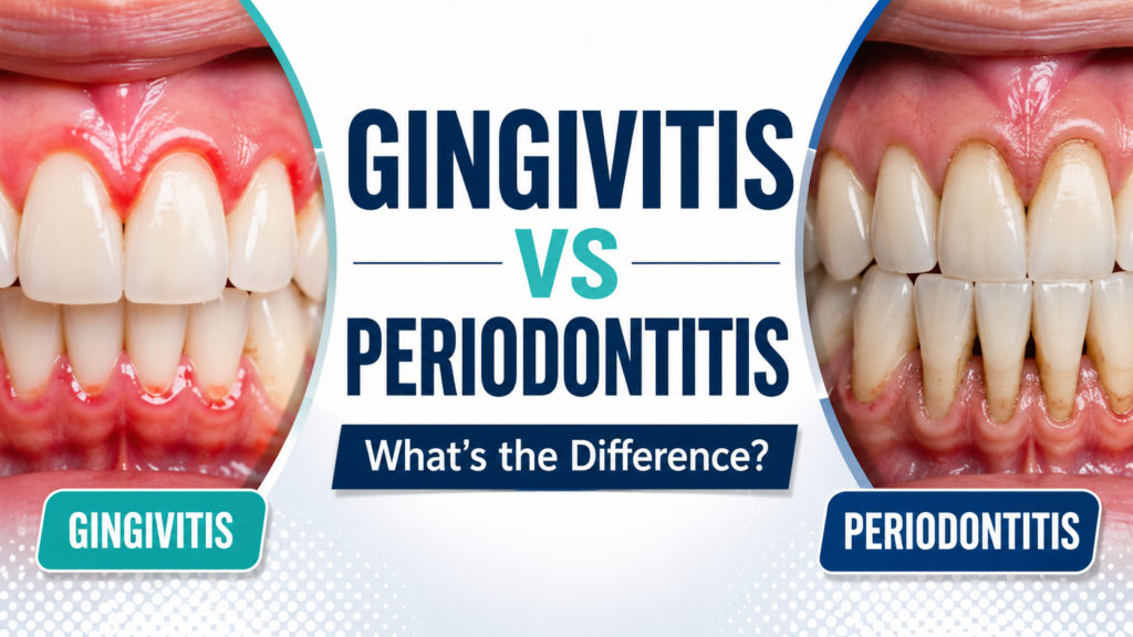 Gingivitis vs Periodontitis